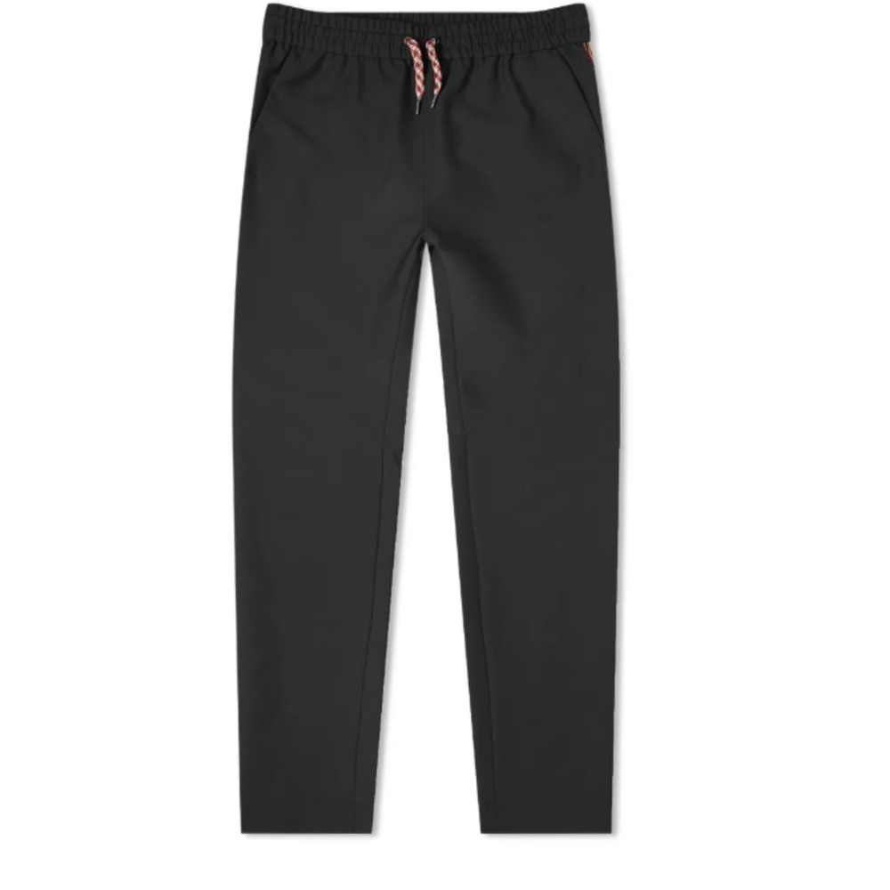 Man BURBERRY‎ STRIPE TRACK PANTS BLACK Size 40
